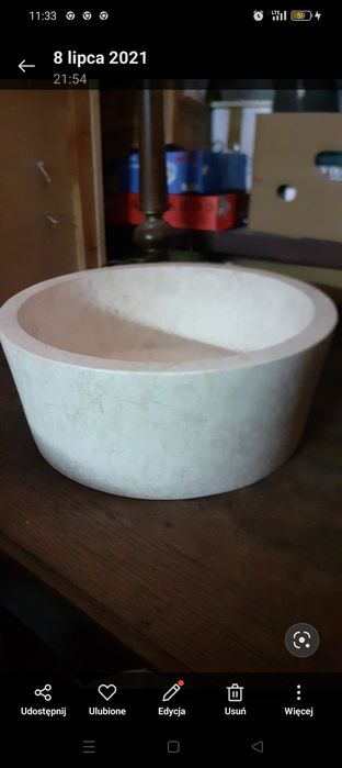 Nowa umywalka marmurowa Cooke &  Lewis.