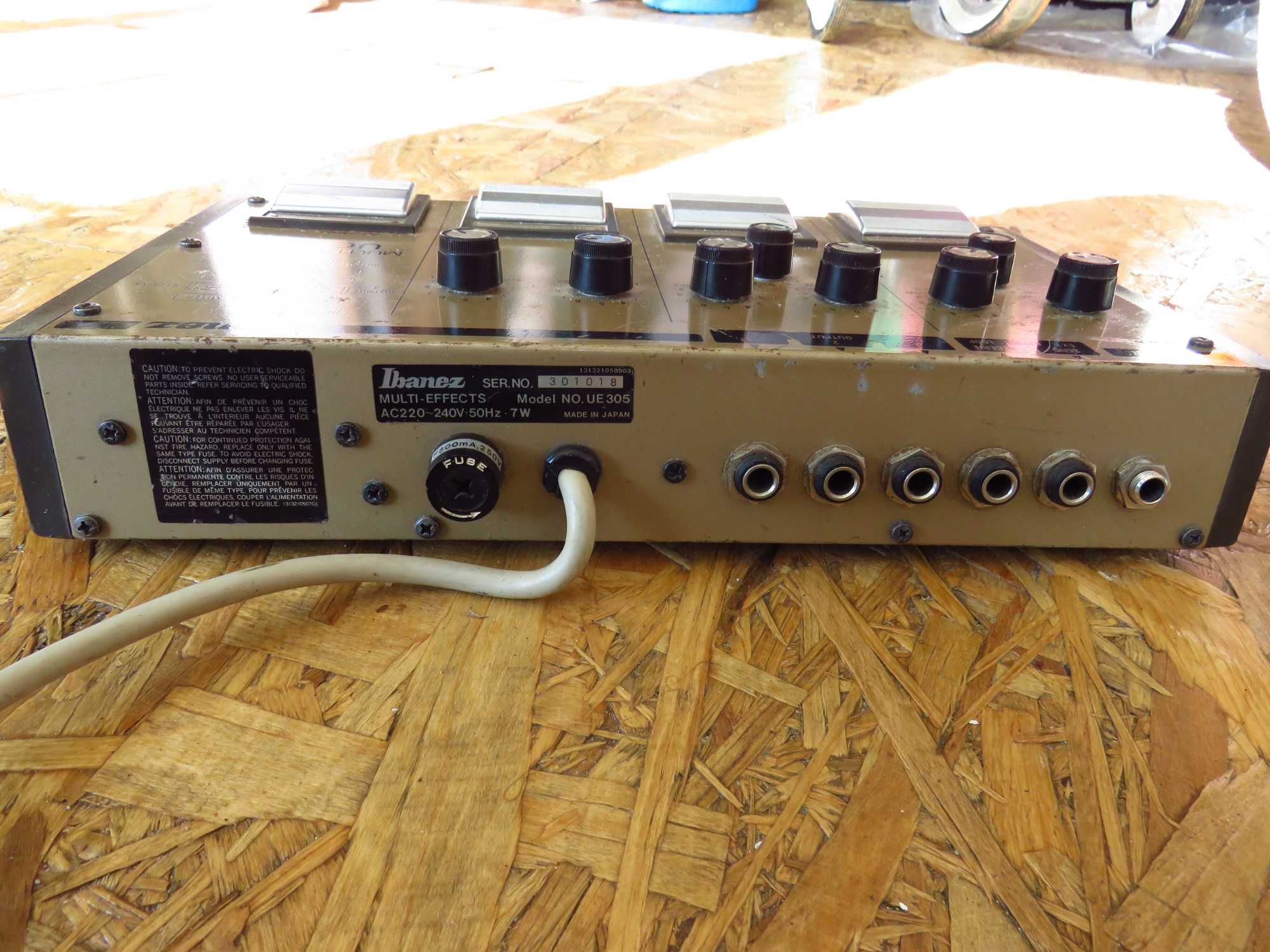 Ibanez UE305 Multi-Effects 1980s - Gold - Pedaleira vintage de 1979