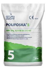 Polifoska 5 pojemnik 5 kg  Trawnik Rosliny ozdobne krzewy