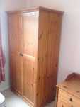 Szafa IKEA LEKSVIK-drewno-HEMNES-regal-witryna