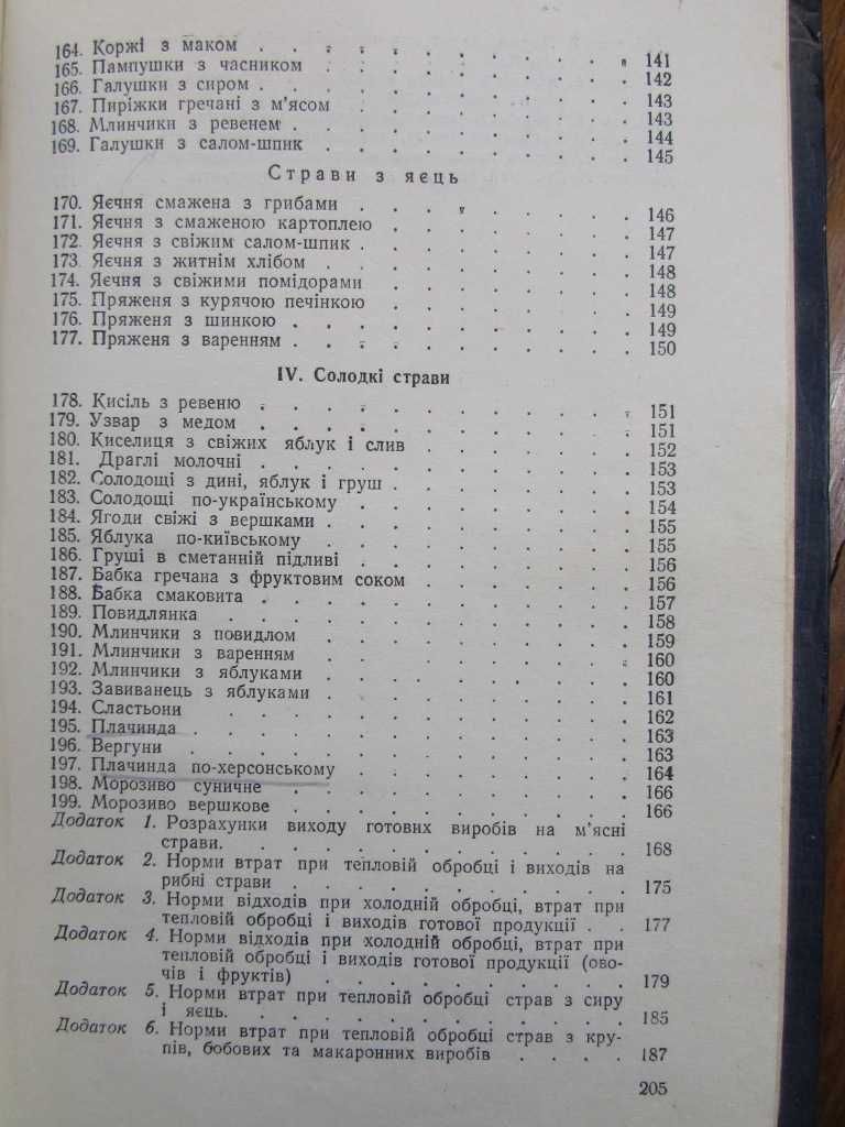 СТРАВИ УКРАЇНСЬКОЇ  КУХНІ.1951 р. Рецептура 199 страв! Кулінарна книга