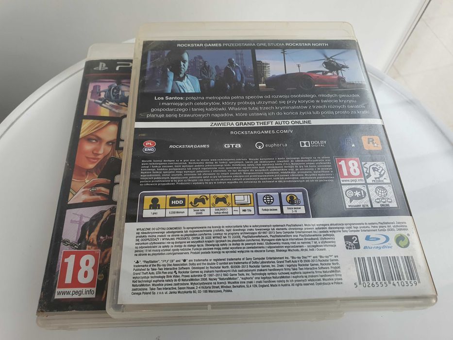 GTA V GRAND THEFT AUTO Po Polsku PL PS3 Sklep Zamiana