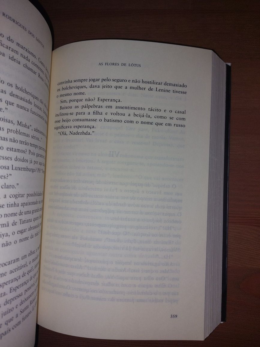 L " As Flores de Lótus " 1ª Ed. José Rodrigues dos Santos