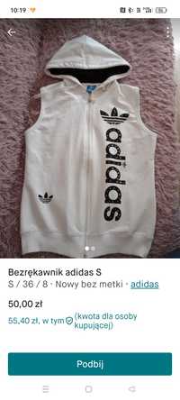 Bezrękawnik adidas S