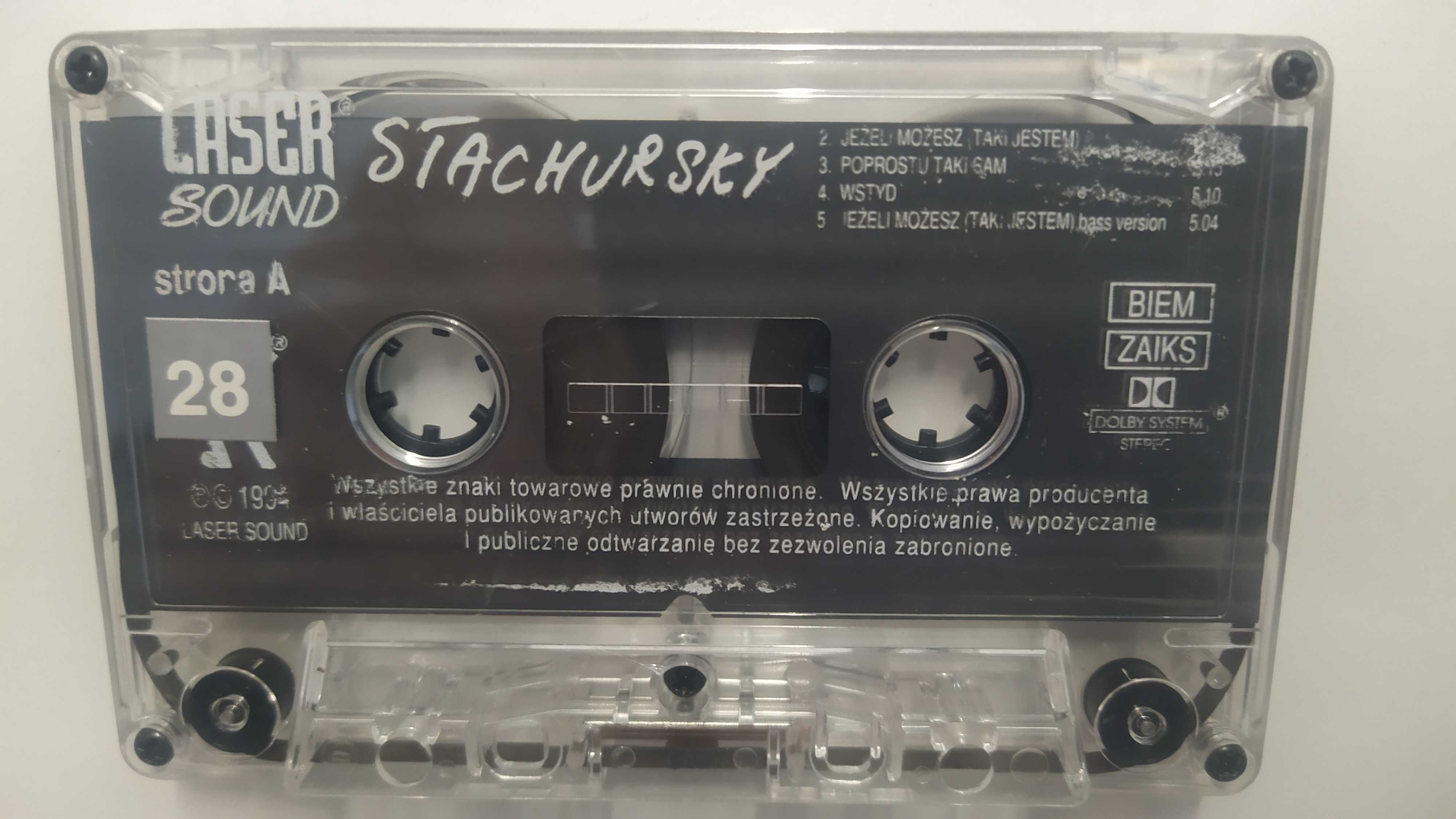 Stachursky Taki Jestem kaseta MC disco polo