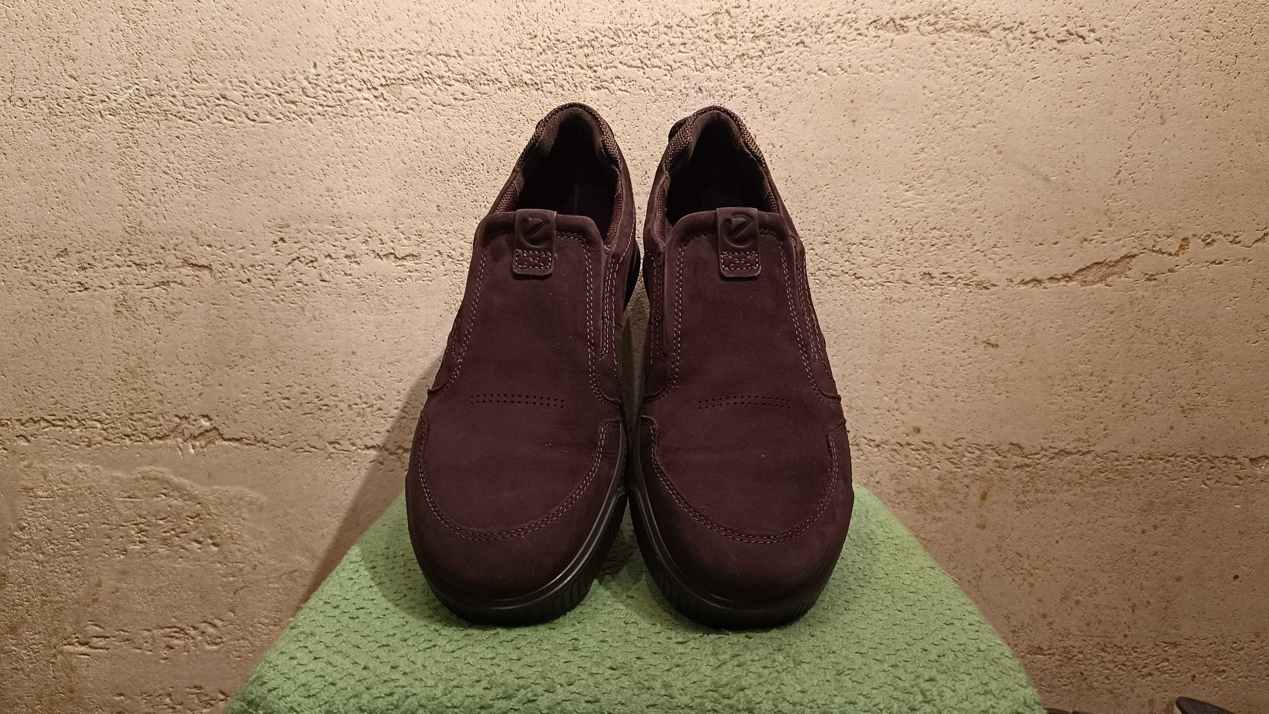 Męskie mokasyny ECCO BYWAY SLIP-ON r.43 skóra stan bardzo dobry