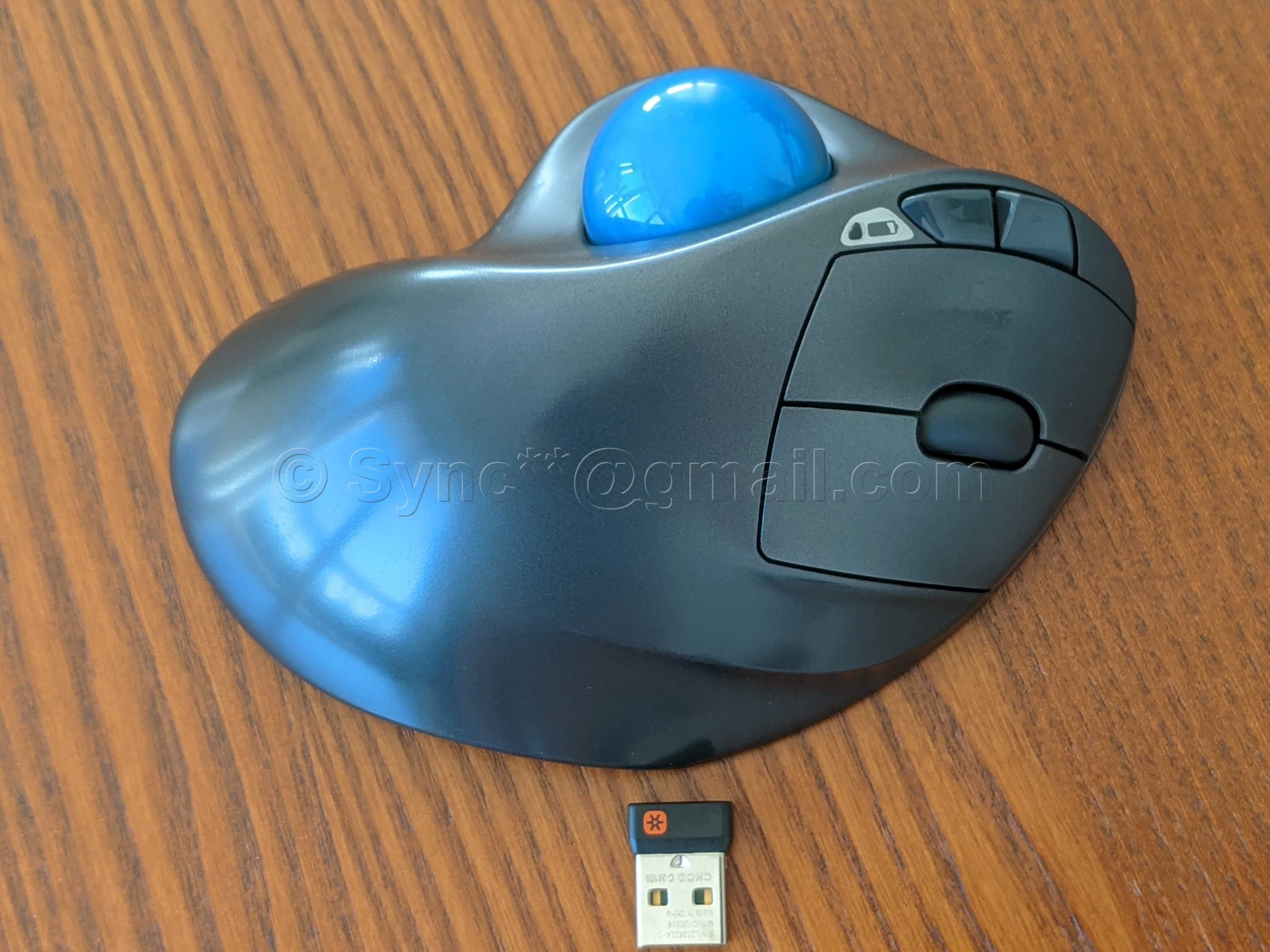 Logitech M570 * Mysz Trackball * 18 miesięcy na jednej baterii *