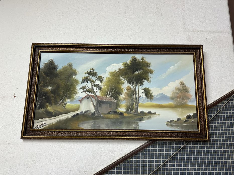 Quadro pintado a óleo