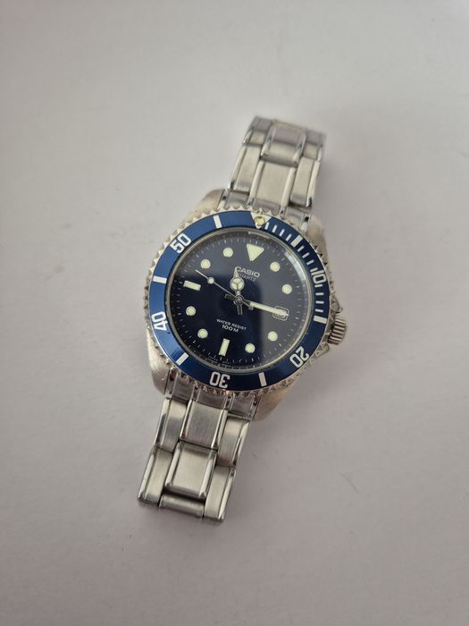 Zegarek casio mtd-1010 diver vintage retro