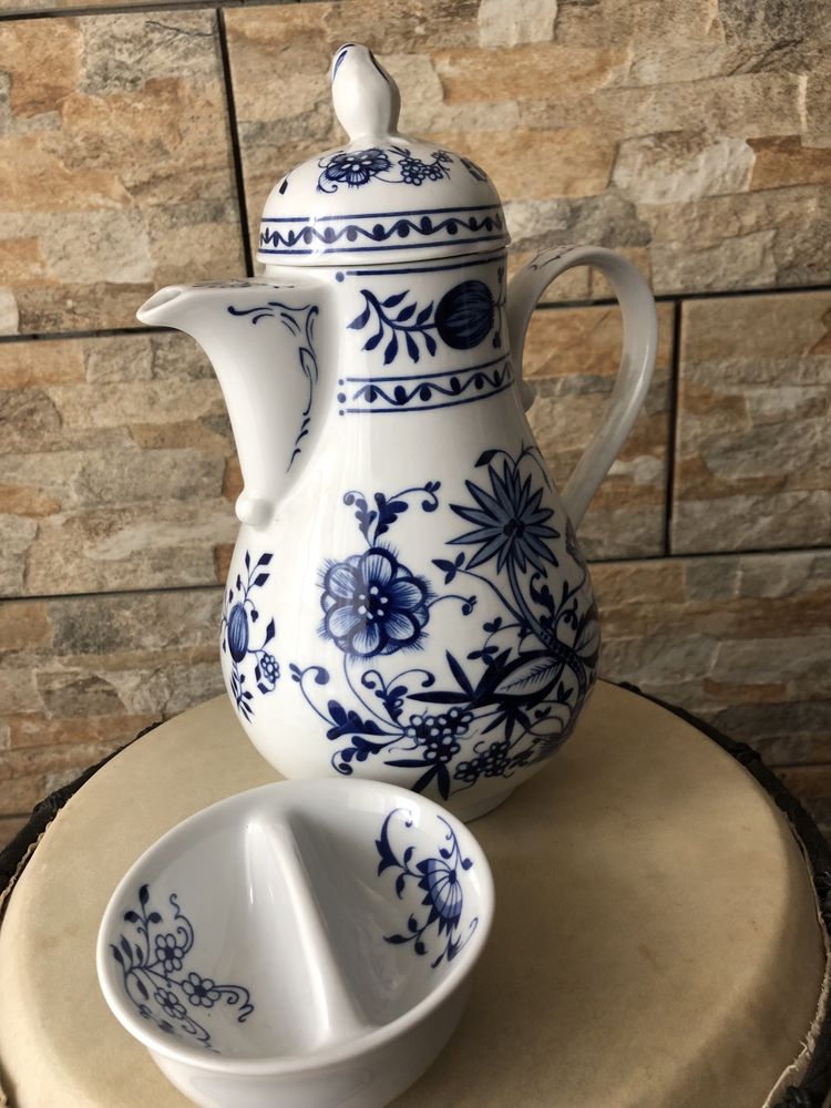 Porcelana wzór cebulowy dzbanek Kanhla