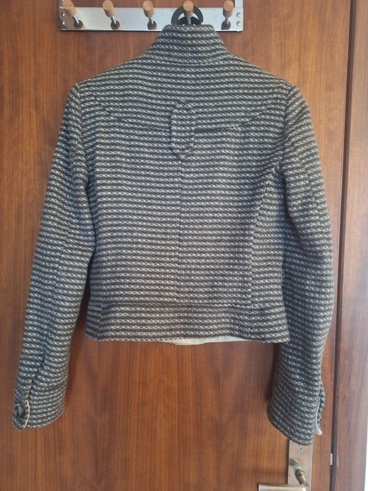 Casaco jaqueta novo da Mango, padrão tweed, tamanho S