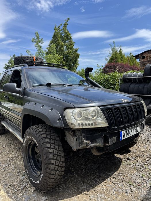 Jeep Grand Cherokee WJ 4.7 LPG snorkel opony 32” stalowe zderzaki