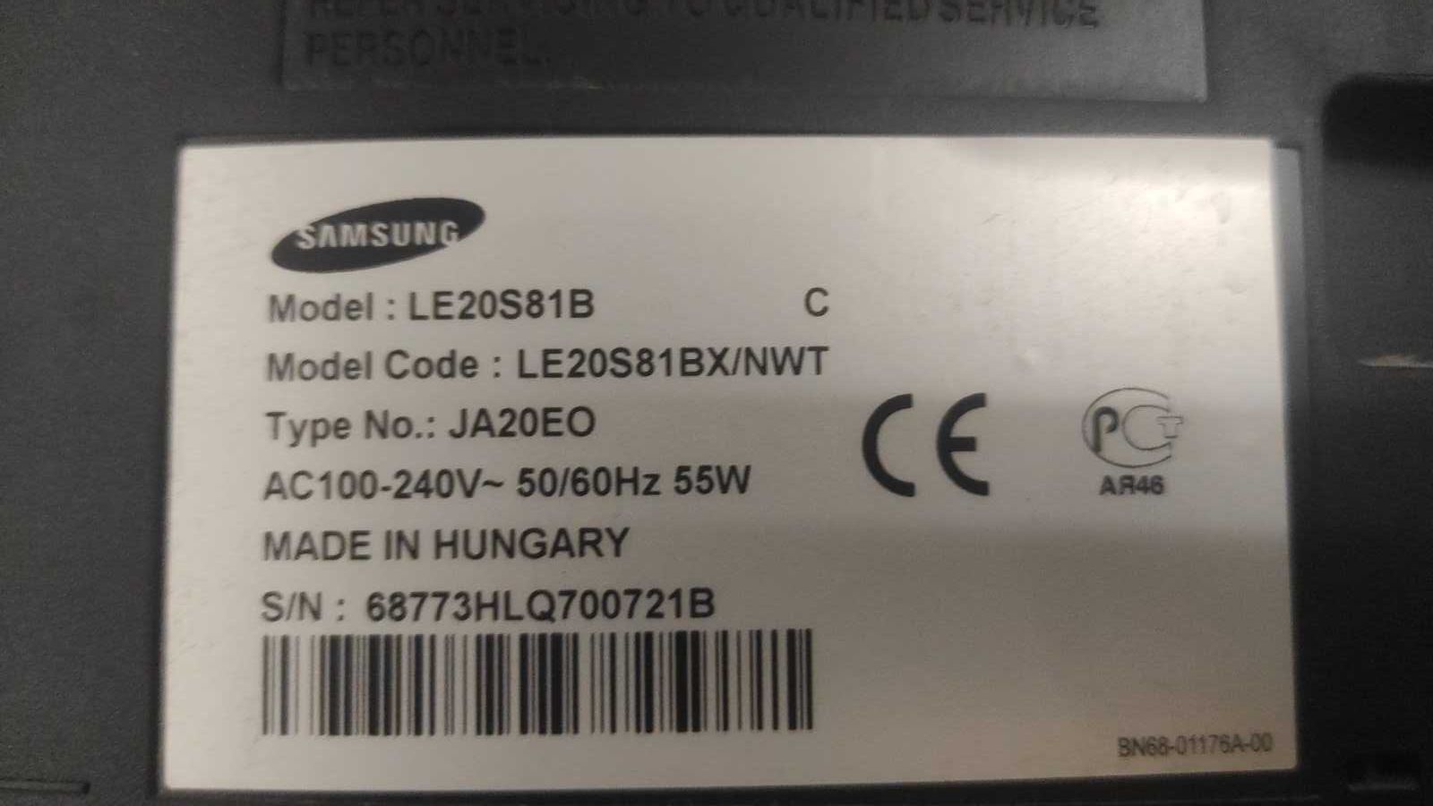 Телевизор SAMSUNG LE 20 S81B
