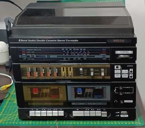 Aparelhagem de Son, 2 Cassetes, Rádio, Gira discos