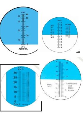 Для винограда .пива меда  рефрактометр сахар плотности