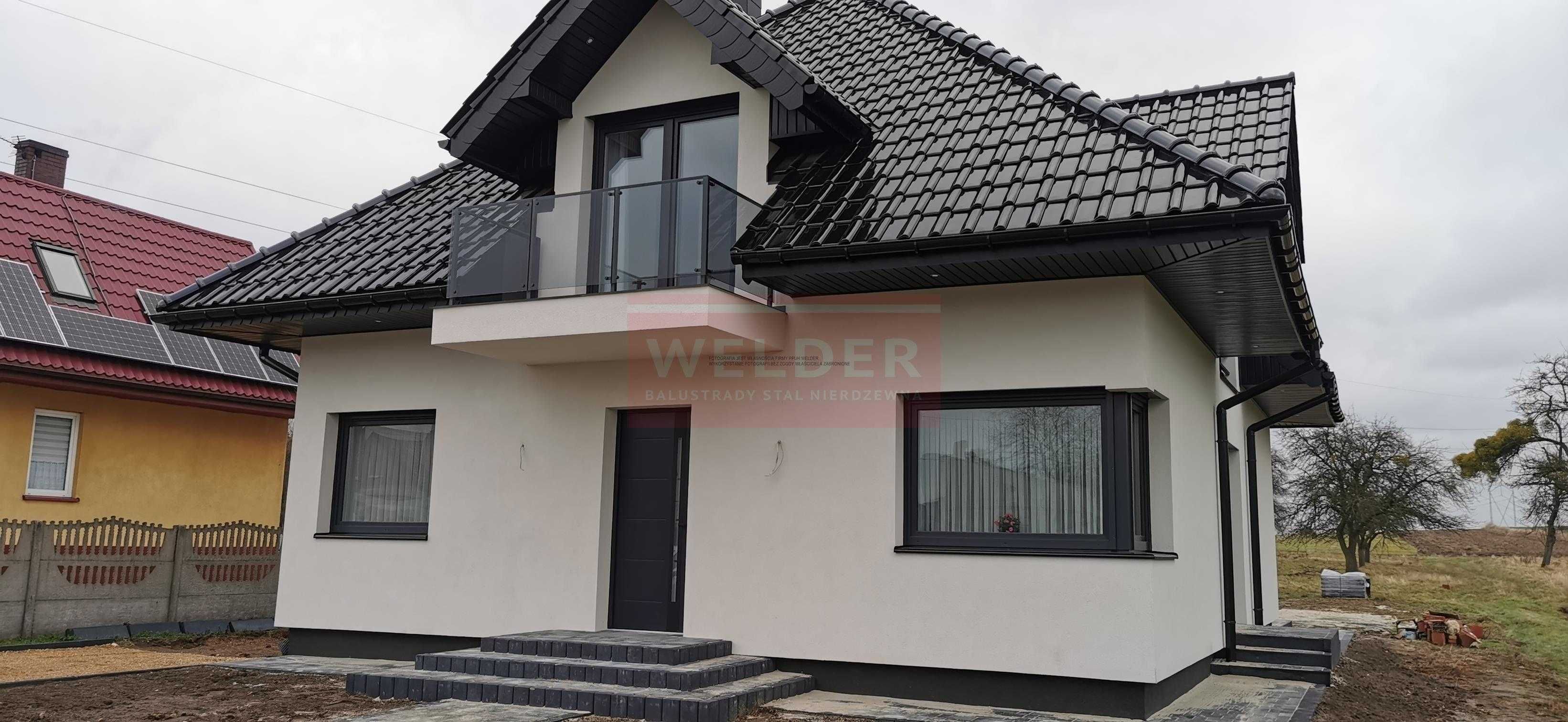 Balustrady Producent  Balkon Francuski szklane Loft Harfa