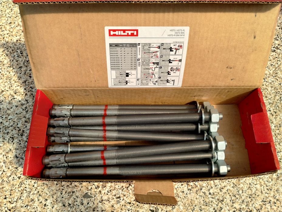 Анкер клин распорный hilti hst3 m 16×300 200/180