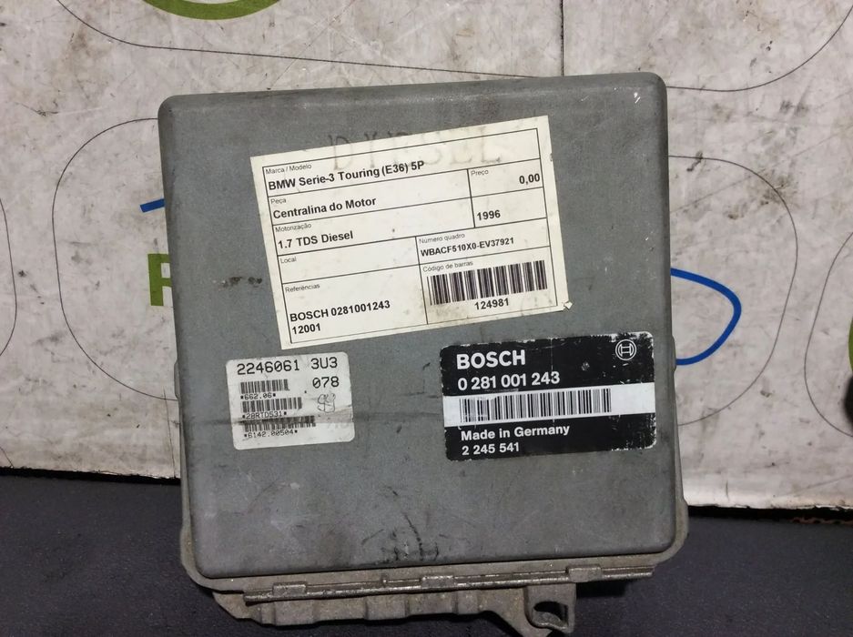 Centralina do motor BMW E36 1.7 TDS