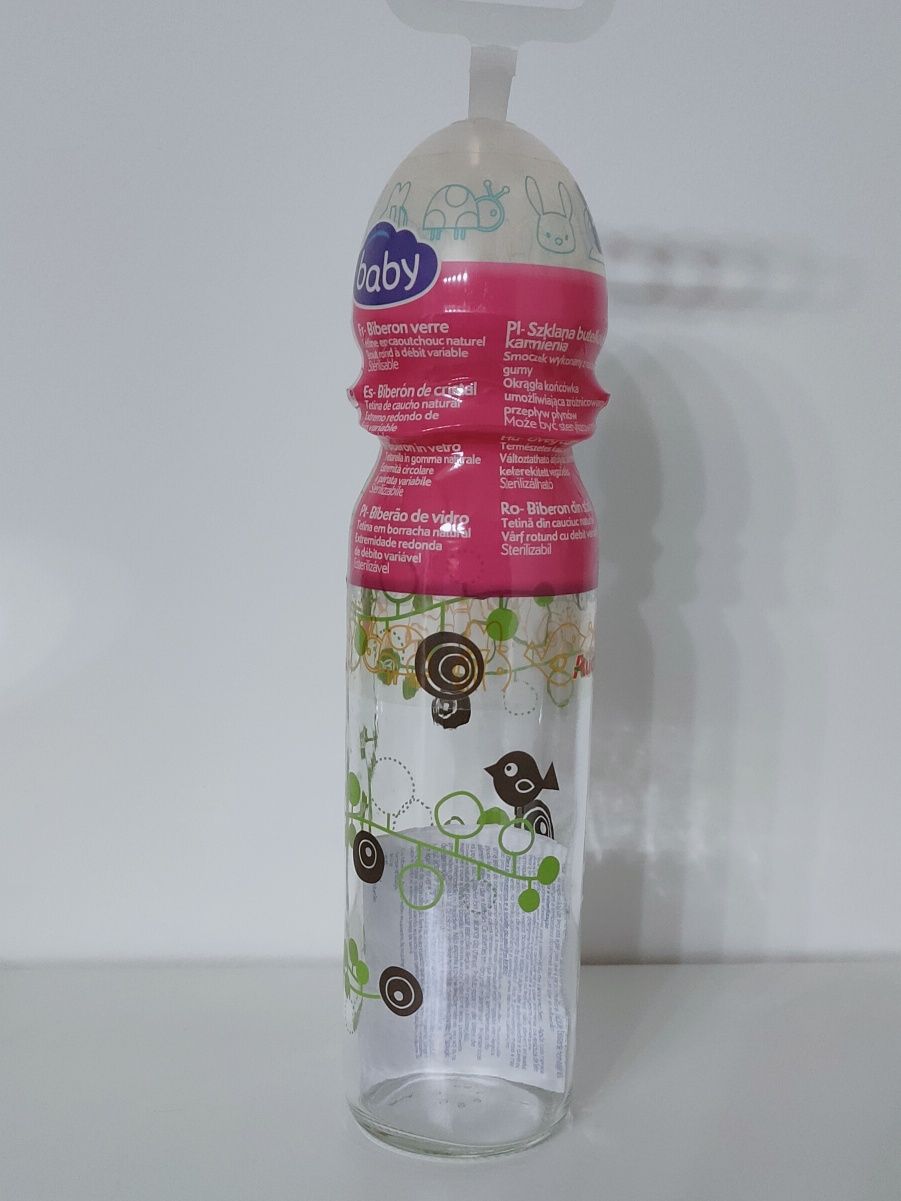 Biberão de vidro 240ml novo a estrear