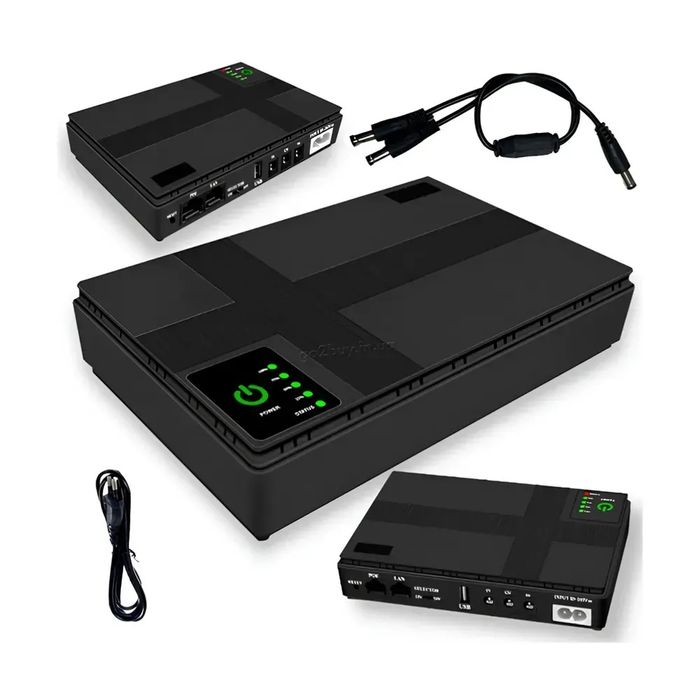 Mini UPS ДБЖ для WI-Fi роутера на 10400mAh. Підтримує 5/9/12В. DC1018P