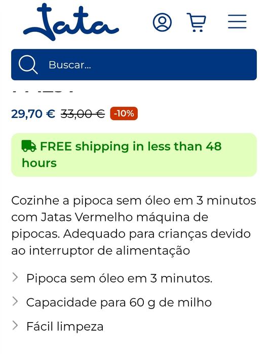 Pipoqueira nova adequada para crianças