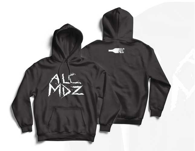 Bluza ALCMDZ Sypane M (Alcomindz Mafia) czarna