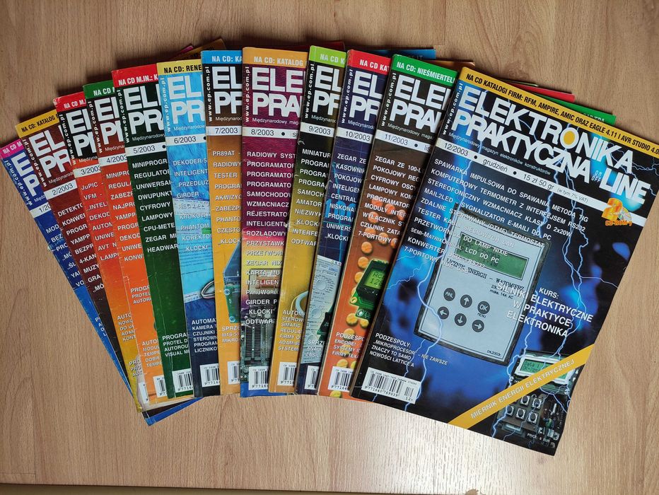 Elektronika praktyczna 12 szt. rok 2003