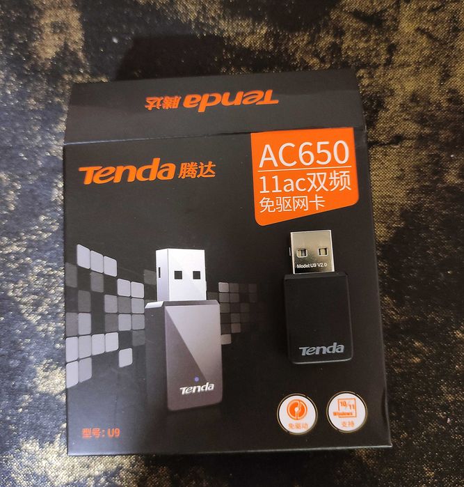 Вай фай адаптер юсб wi fi Тенда TENDA U9 650 мб USB