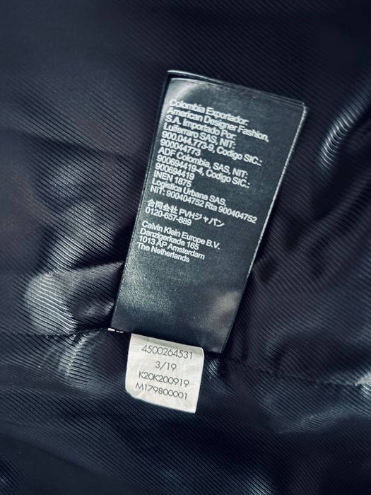 Dlugi wełniany płaszcz Calvin Klein burgundowy M 38