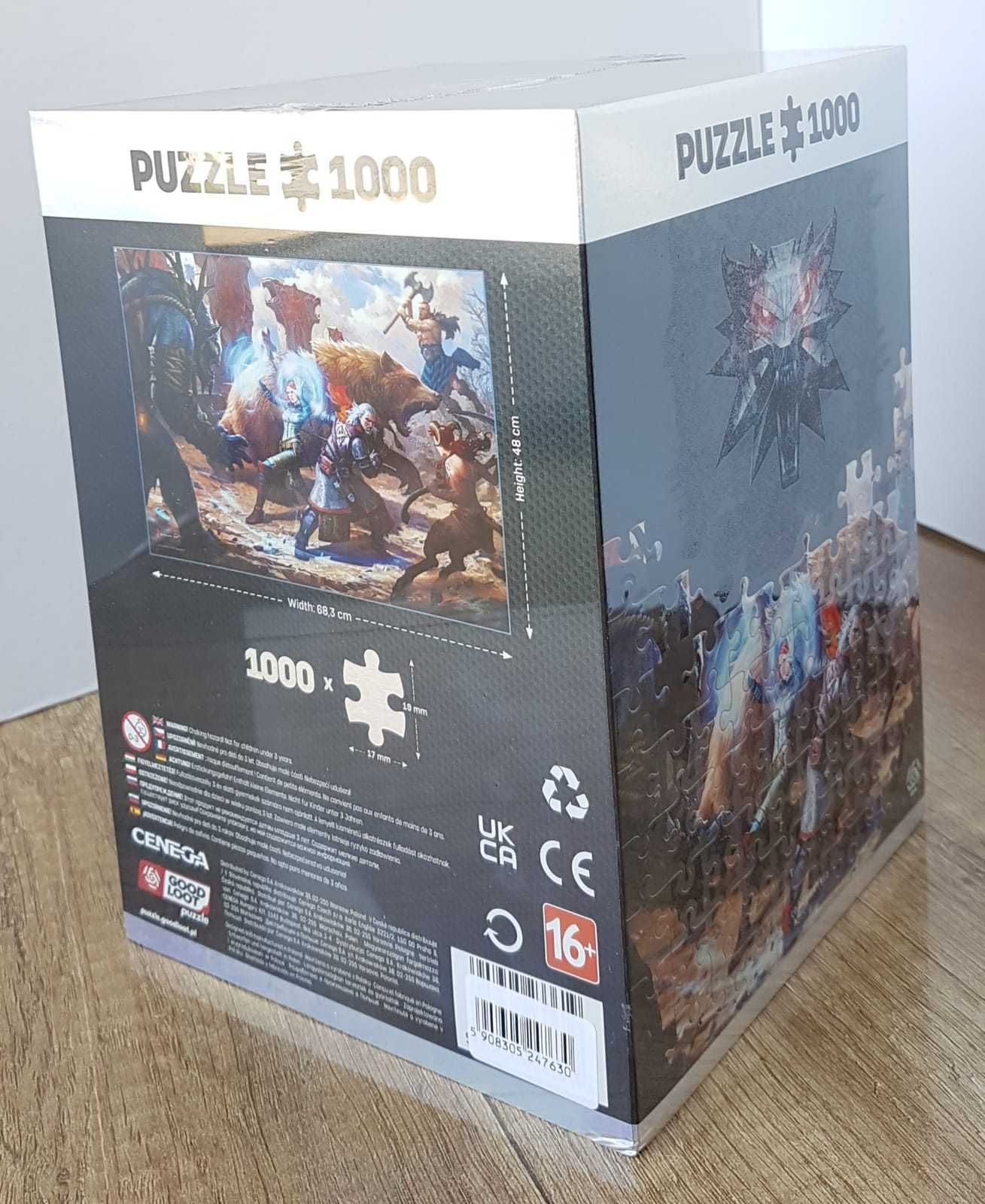 Good Loot Puzzle Witcher Wiedźmin Triss walka 1000 elementów prezent