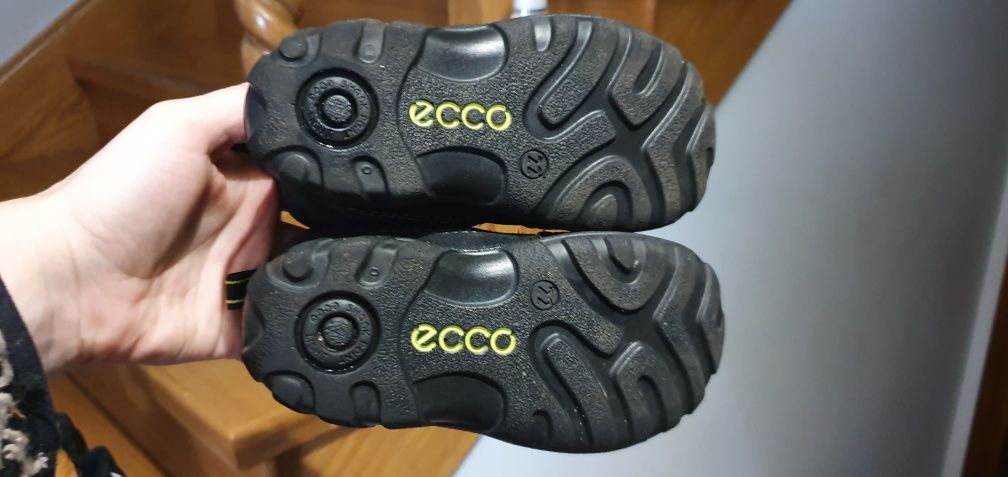 Kozaki Ecco Skóra  r 22 jak nowe dł.wkł 13,5cm Gore tex