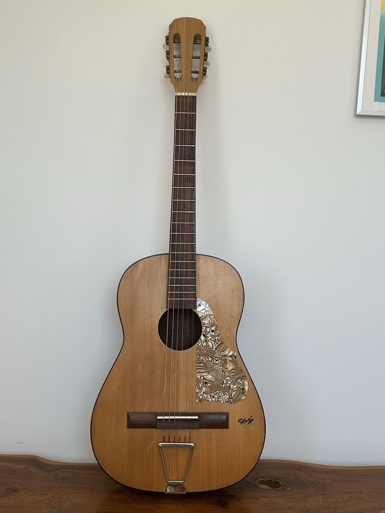 Hopf acustica tipo parlour de 1966, feito em alemanha