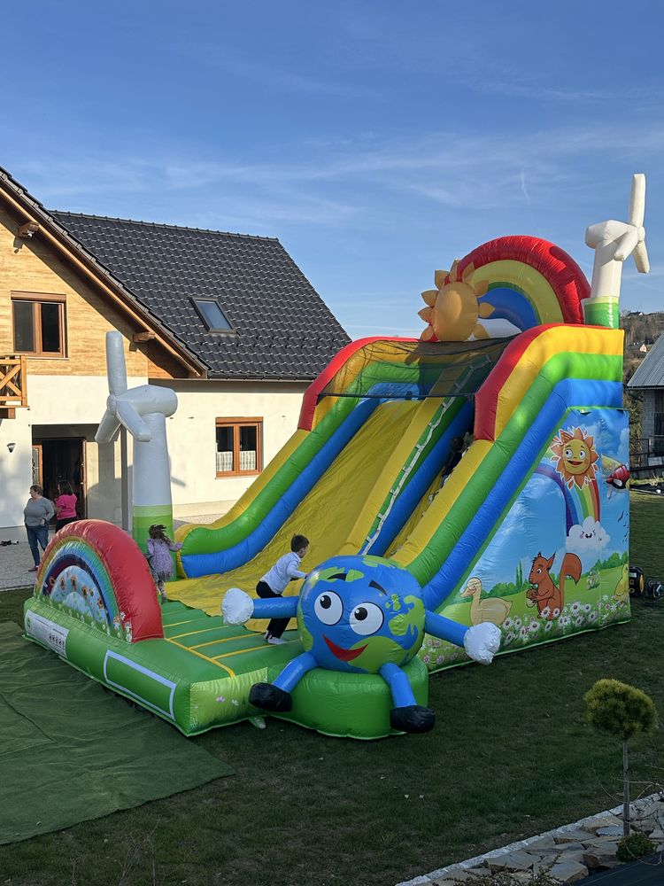 Dmuchaniec , zjezdzlania , URODZINY , FESTYN , dmuchana zjezdzalnia