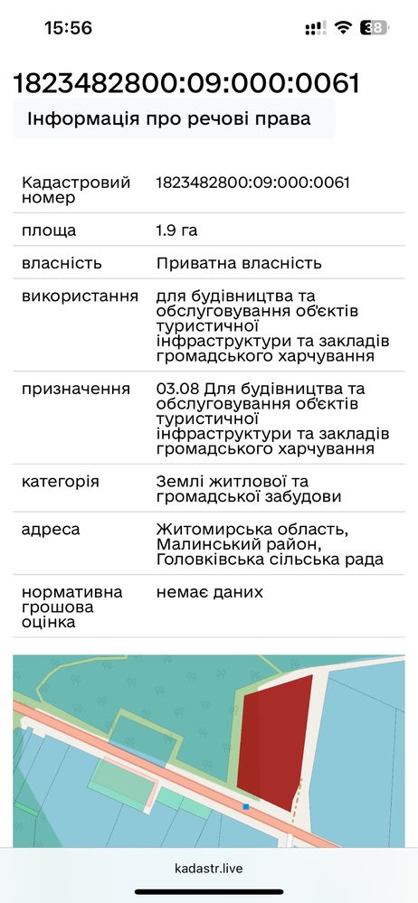 Земля комерційного призначення