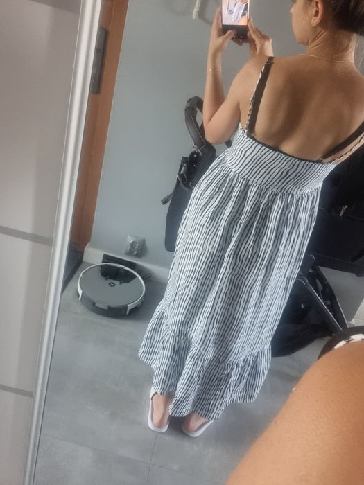 Sukienka midi zwiewna długa