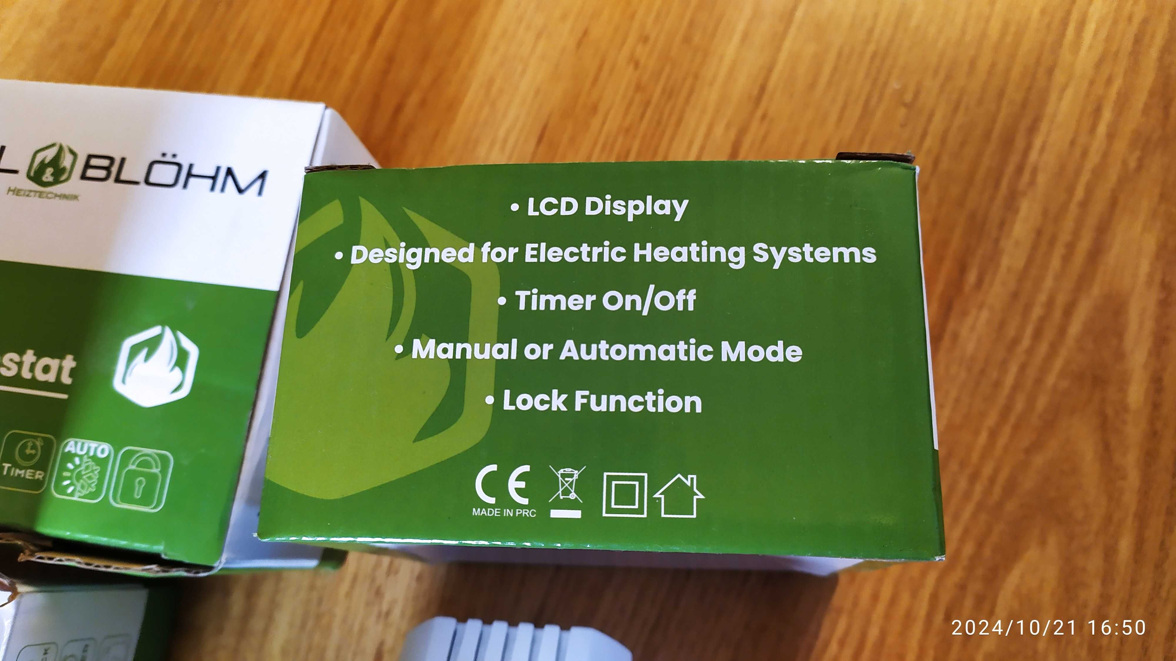 Termostat, termoregulator, sterownik WIFI ogrzewanie elektryczne