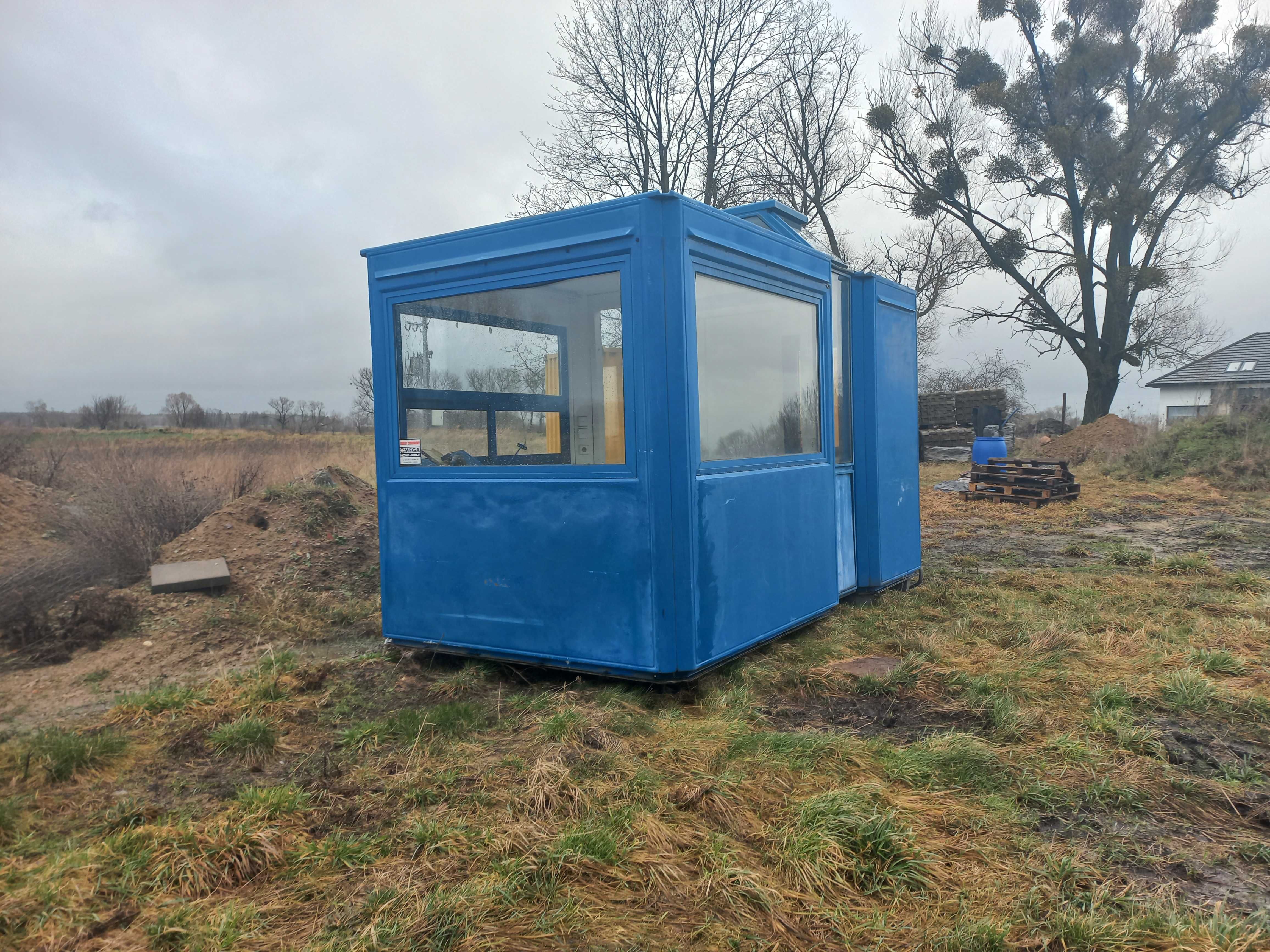 Stróżówka kontener budowlany kiosk biuro