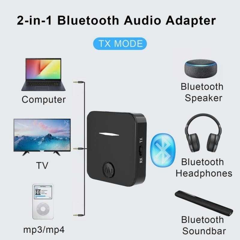 2 w 1 Bluetooth nadajnik odbiornik audio adapter