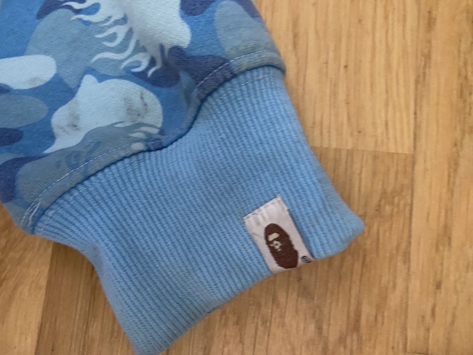 Bape shark fire como blue
