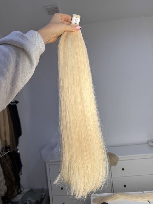 Włosy naturalne slowianskie farbowane 67cm 100g