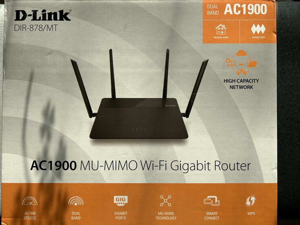 Router D-Link DIR-878/MT AC1900 WiFi uaktualniony do WPA3