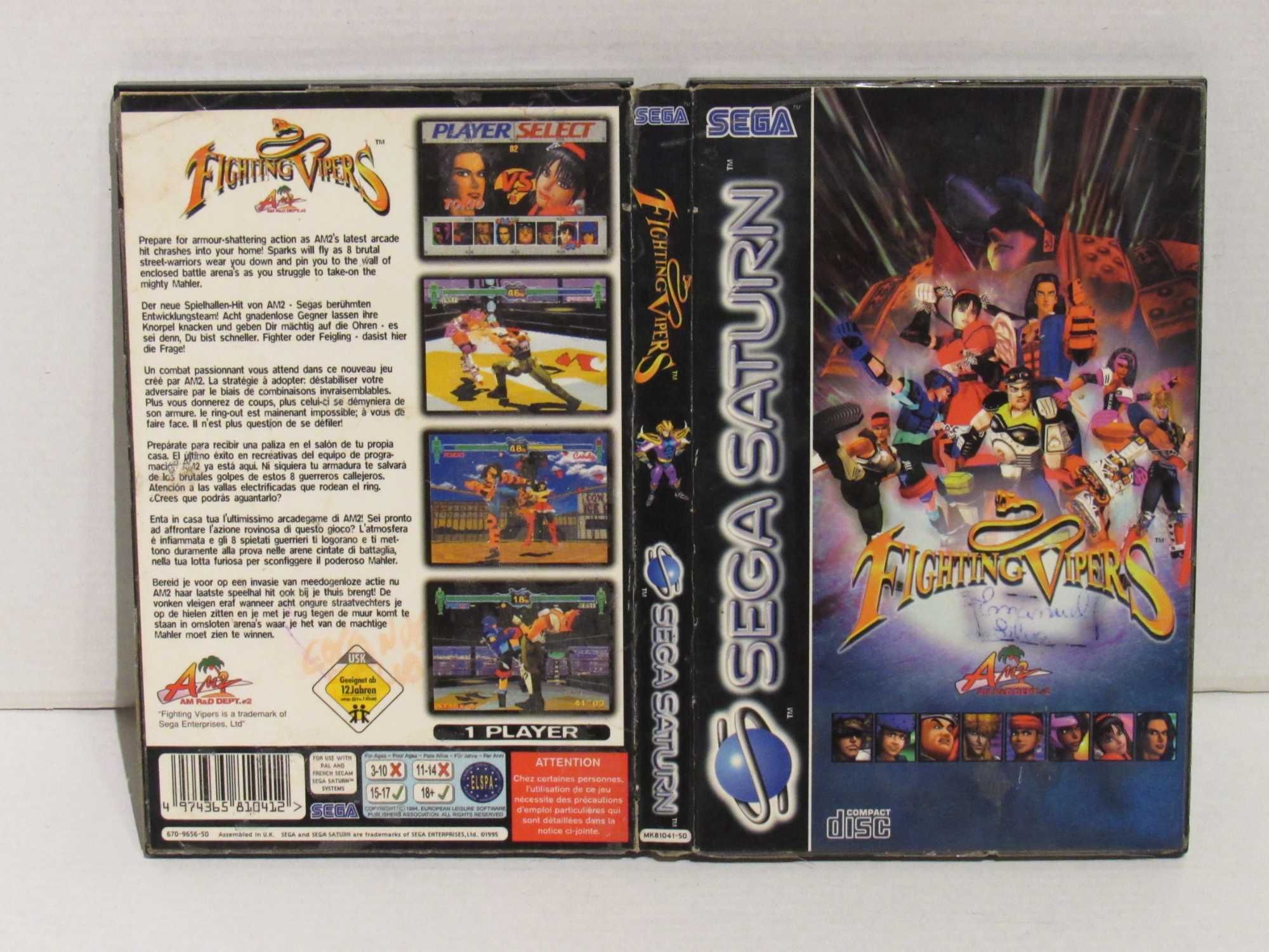 Jogo Sega Saturn Fighting Vipers