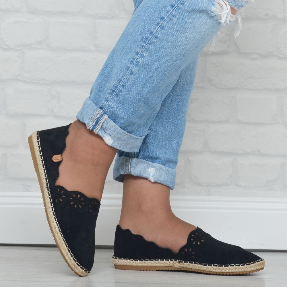 Czarne espadryle Vices r37