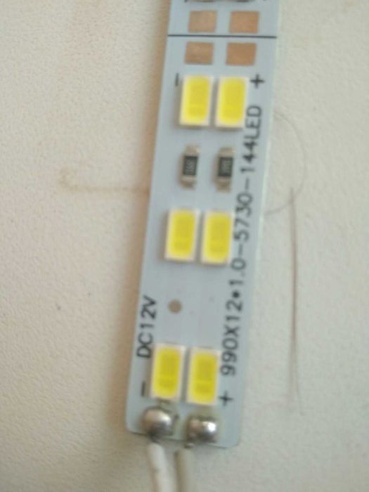 Светодиодная линейка 1 м полоса алюминий smd 5730   72 и 144 led/m 12V