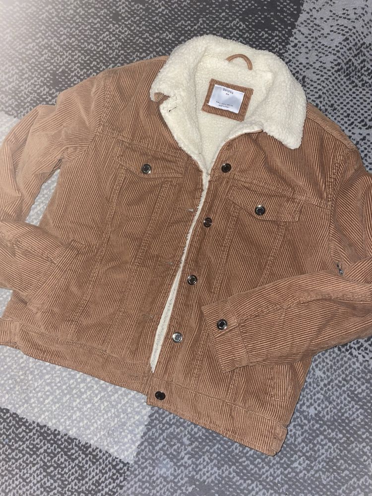 Casaco de Ganga c/Pelo BERSHKA