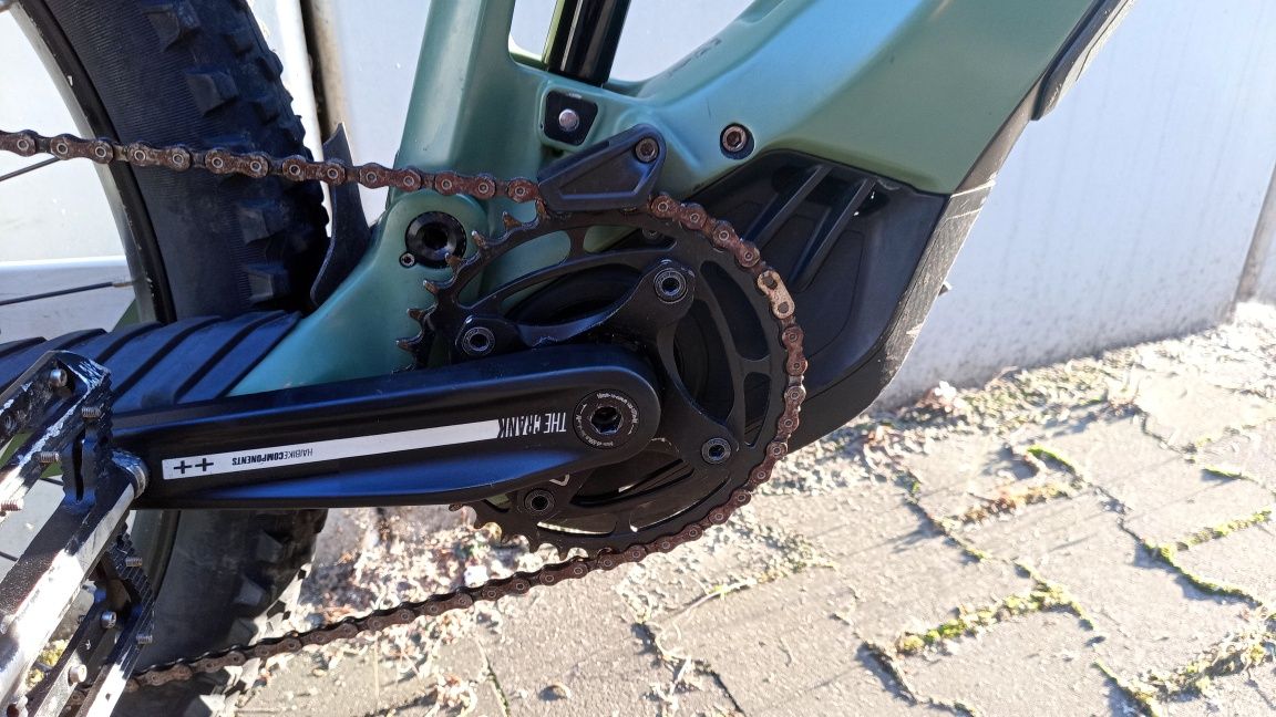 rower elektryczny haibike 160-150/karbon/Fox/1x12/yamaha/29-27,5koła