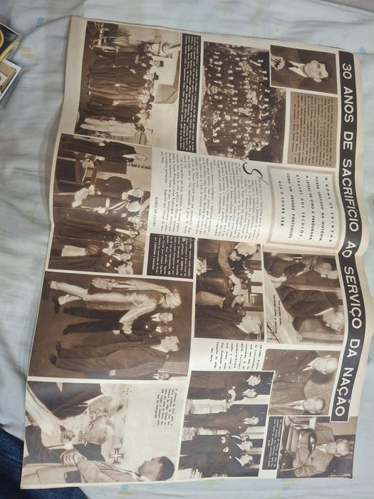 Revista flama ano 1958 oliveira Salazar