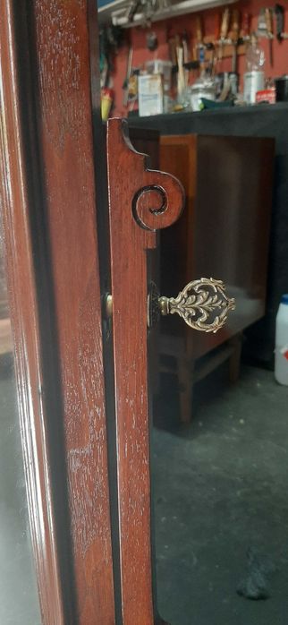 Lustro secesyjne ruchome nadstawka toaletka z szufladkami antyki