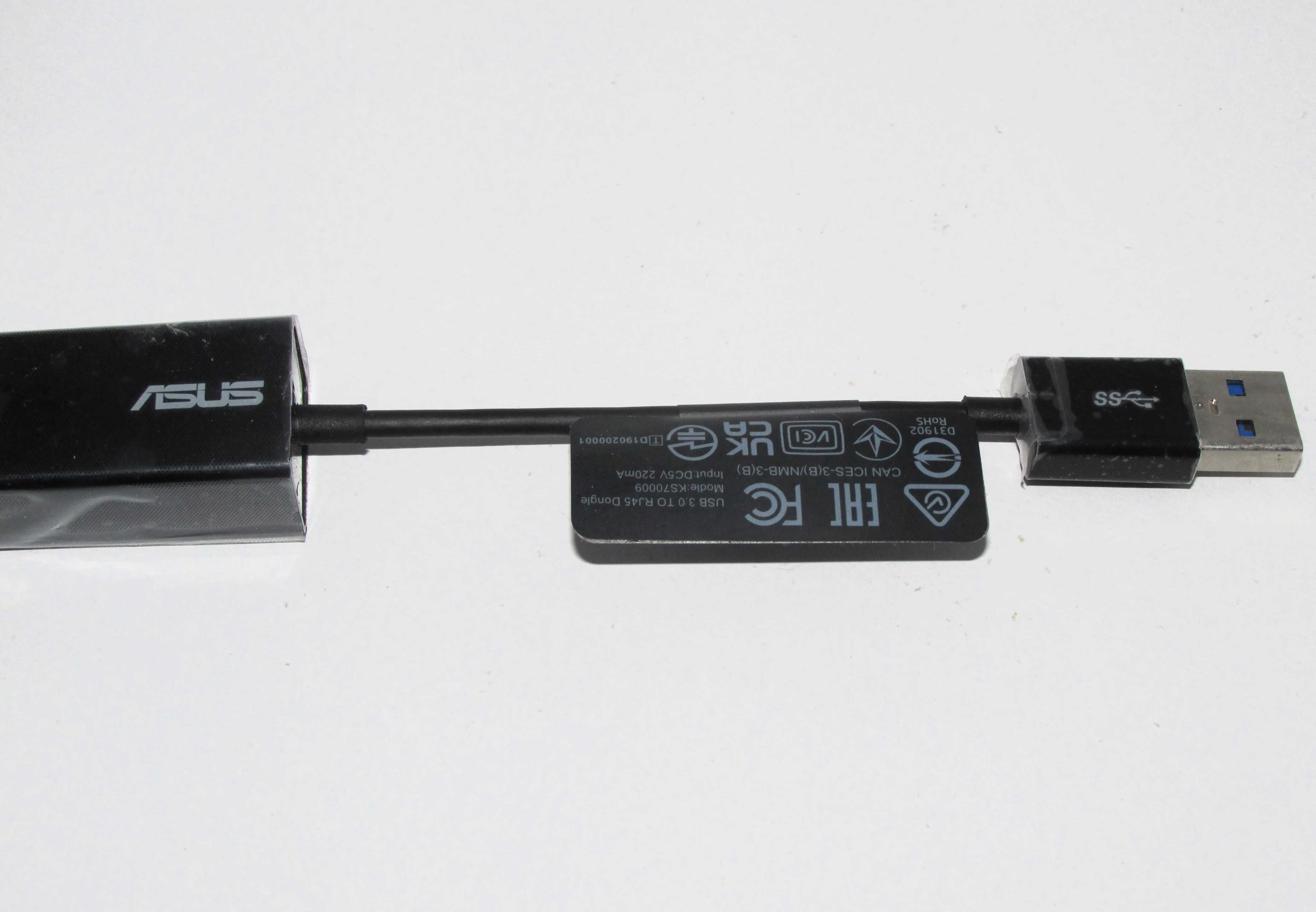 Adaptador ASUS Dongle OH102 USB 3.0 to RJ45 1000 Mbps NOVO