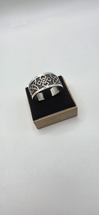Srebrny Sygnet Męski Srebro Używane Próba 925 Biżuteria Srebrna